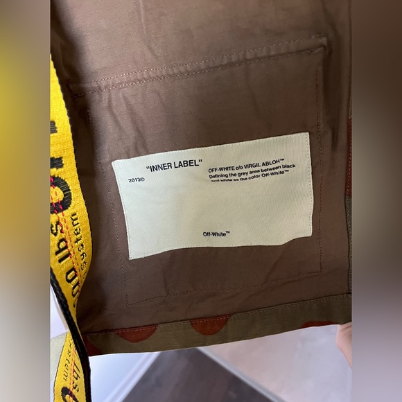 OFF-WHITE Green Camo Diagonal Field Jacket - Picture 6 of 7